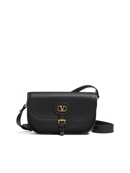 Torba crossbody Valentino Garavani skórzana czarna