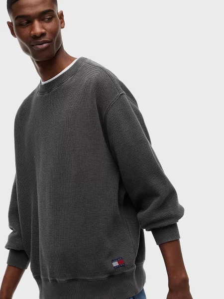 Світшот Tommy Jeans сірий