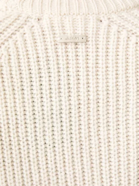 Levi's пуловер дамски с вълна FRIDA WOOL CREWNECK бежово