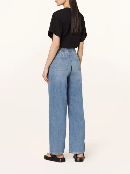 Ba&Sh Straight Džíny Mima V Joggingovém Stylu blue blue jeans modré