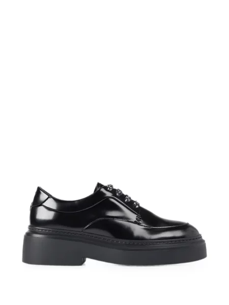 Pantofi Paul Smith cu șireturi cu platformă din dantelă negru
