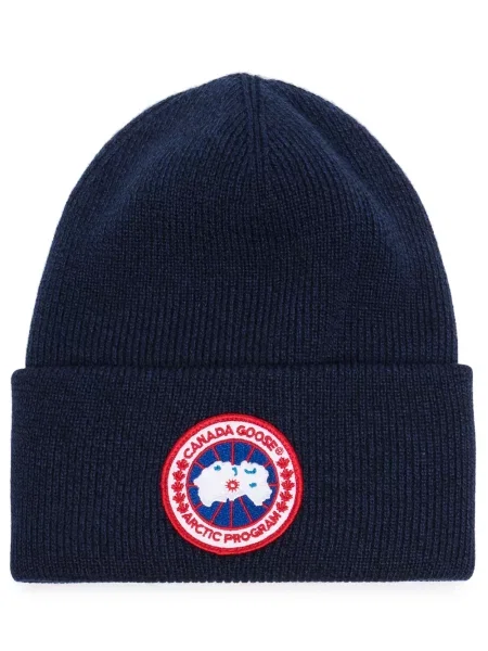Căciulă Canada Goose de lână albastru