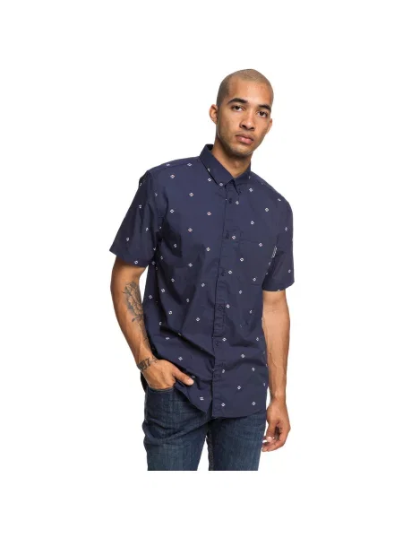 Koszula DC Shoes Up Pill Short Sleeve Shirt niebieska