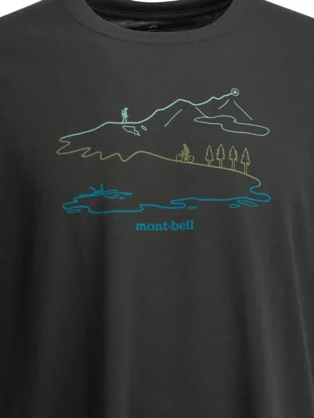 Μπλούζα Montbell με σχέδιο γκρι