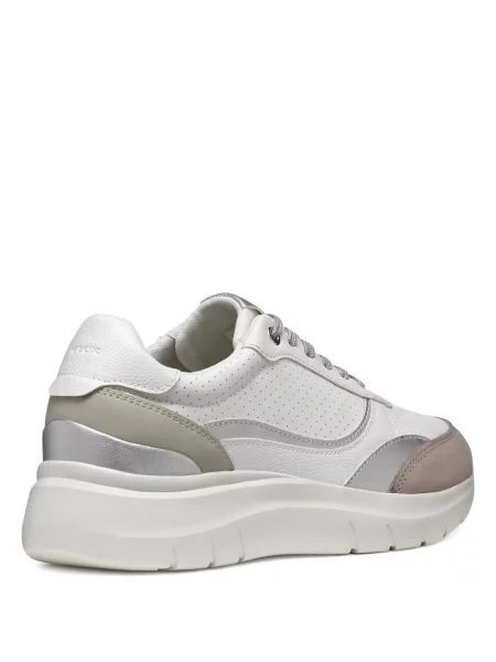 Sneakerși Geox alb