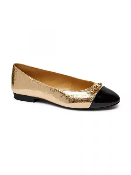 Michael Kors Bőr balerina REBECCA sárga