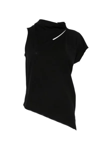 Top Issey Miyake asimetric negru