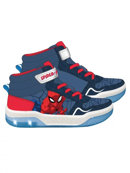 Teniși copii Spiderman albastru