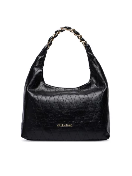 Valentino Bags torebka hobo z imitacji skóry CRYSTELLE czarna