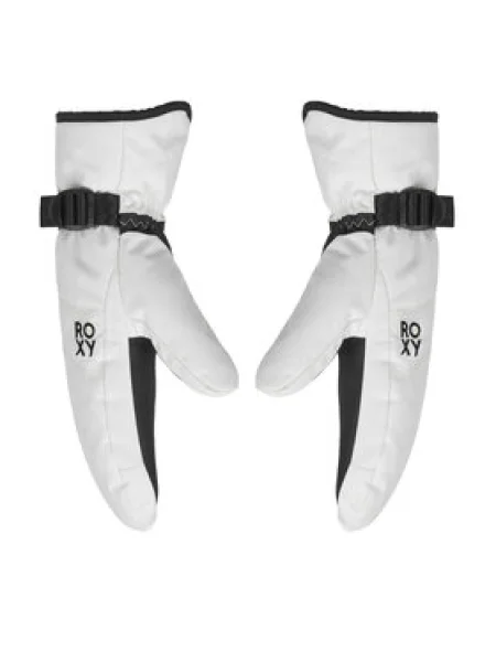 Roxy Lyžiarske rukavice Jetty Solid Mitt  Sivá biela
