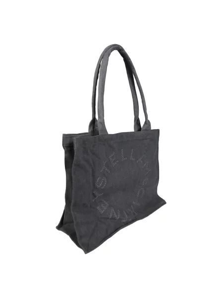 Shopperka Stella Mccartney z logo szara