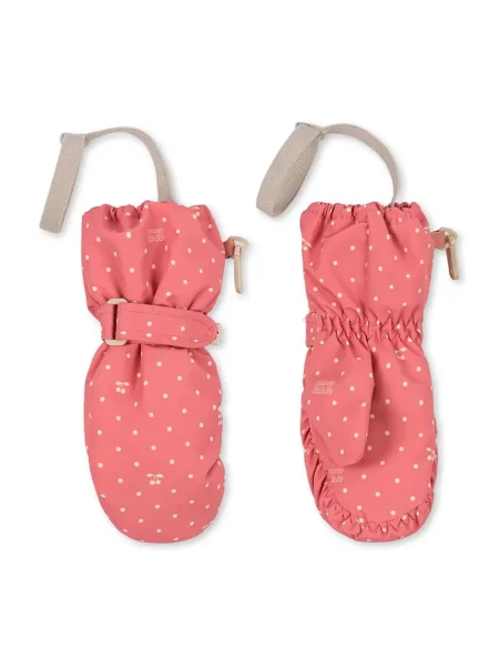 Konges Sløjd rukavice detské NOHR SNOW MITTENS PRINT ružová