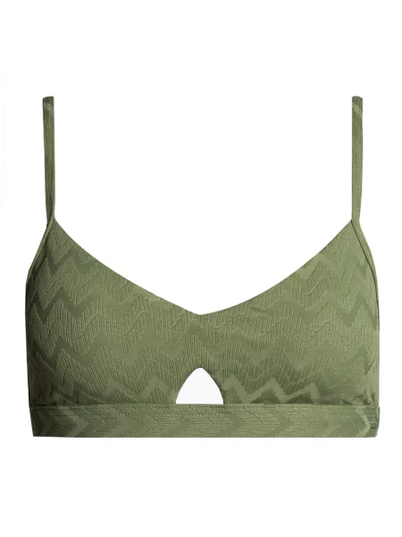 ROXY Current Coolness Bralette горнище на бански Loden green зелено