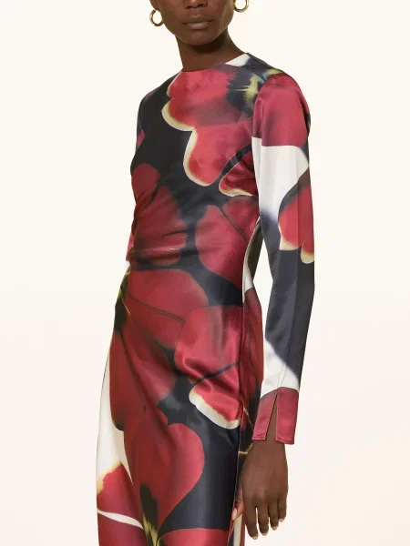 Ted Baker Sukienka Satynowa Neerah blau biała