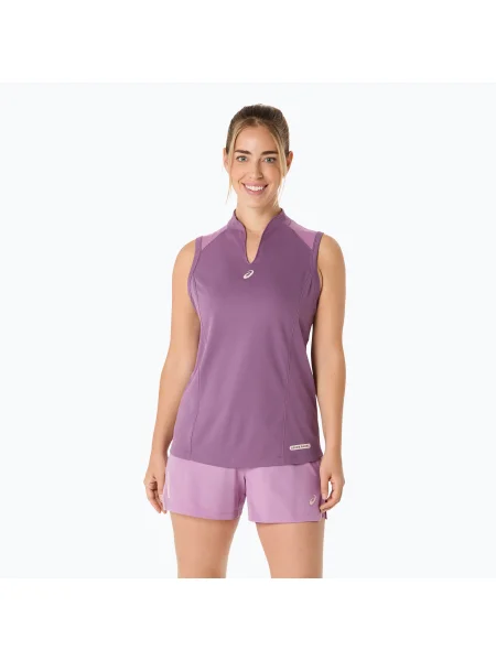 Дамска тениска ASICS Padel Court Tank dark ube виолетово