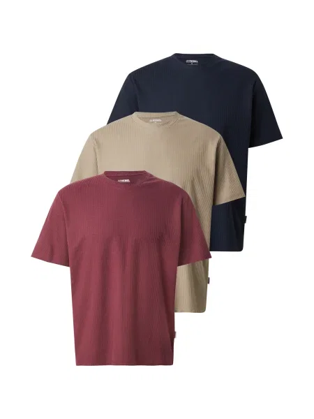 JJ Rebel Póló JREBTREY tengerészkék / taupe piros