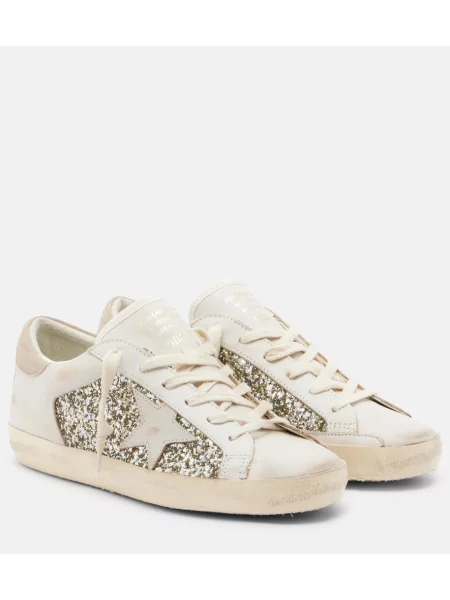 Sneakerși Golden Goose din piele alb
