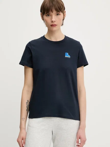 Тениска Helly Hansen MASSIF GRAPHIC дамска тъмносиньо