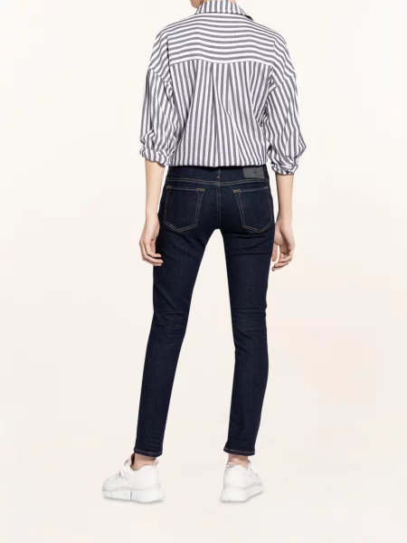 True Religion Skinny Džíny Cora-Halle dark blue modré