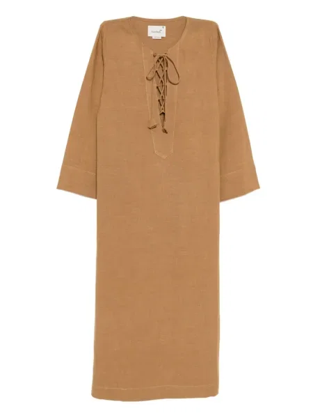 Rochie maxi Bambah de costum maro