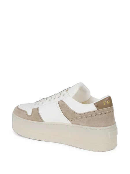 Sneakerși Prada din piele de căprioară