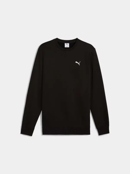 Світшот PUMA Ess Crew комбінований верх чорний