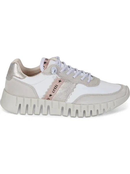 Pantofi Cetti plasă alb