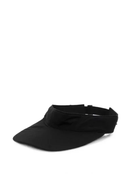 Șapcă Yohji Yamamoto din poplin negru