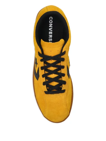 Sneakerși Converse din piele de căprioară galben