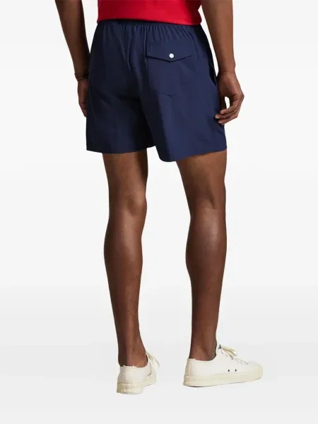 Ριγέ δερμάτινος κάλτσες Polo Ralph Lauren με κορδόνι μαύρο