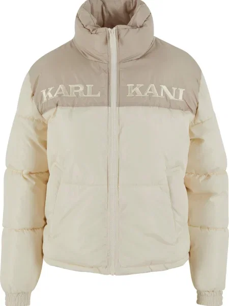 Karl Kani Geacă de iarnă bej / murdar alb