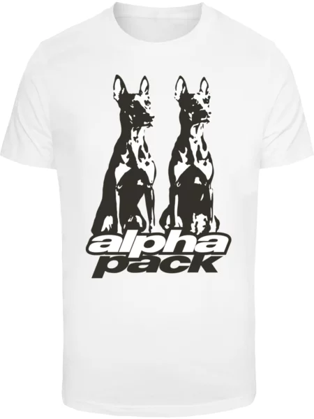 Mister Tee Tričko Alpha Pack čierna biela