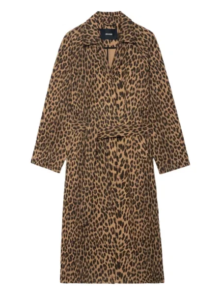 Palton Zadig&voltaire cu imagine cu model leopard
