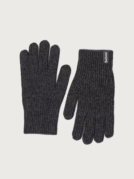 Barbour mănuși pentru bărbați din lână gri