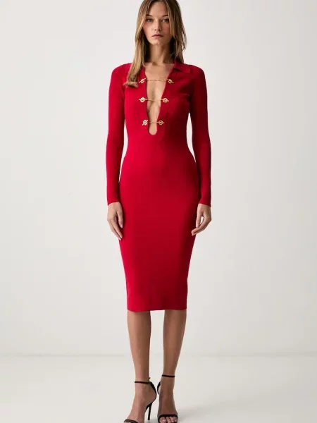 Elisabetta Franchi rochie cu vâscoză