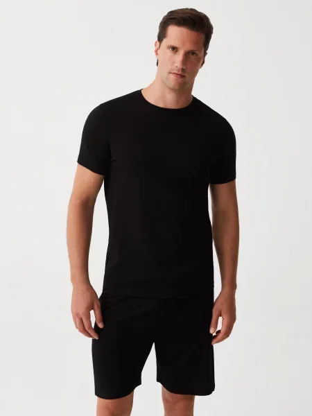 OVS Футболка чорний