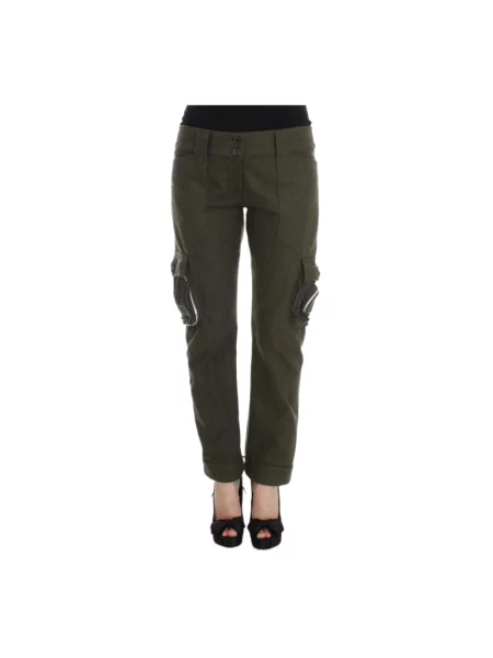 Spodnie cargo Ermanno Scervino zielone