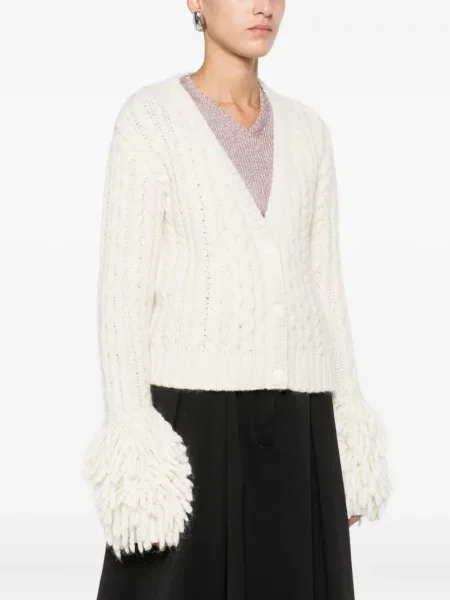 Vilnonis kardiganas Moncler balta