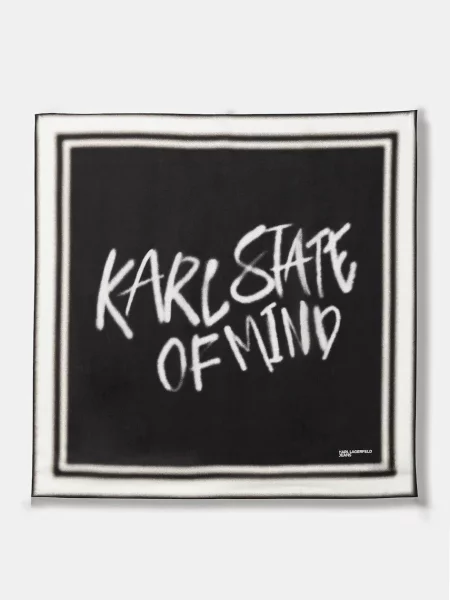 Fular Karl Lagerfeld Jeans negru