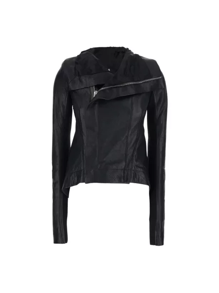 Kurtka skórzana Rick Owens czarna