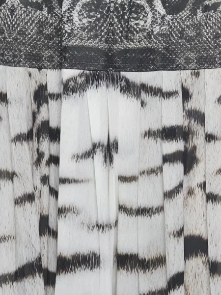 Maxi fusta maxi Roberto Cavalli de mătase gri