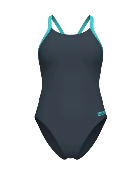 ARENA Costum de baie întreg TEAM CHALLENGE SOLID închis gri