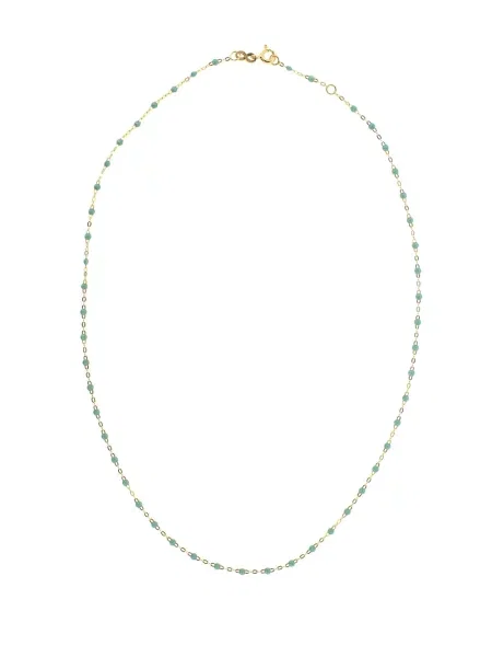 Класическо колие Gigi Clozeau мъниста жълто