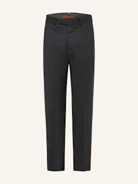 Zegna Kalhoty Slim Fit tmavě šedá