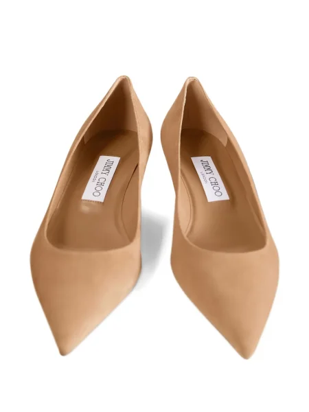 Pantofi cu toc Jimmy Choo maro