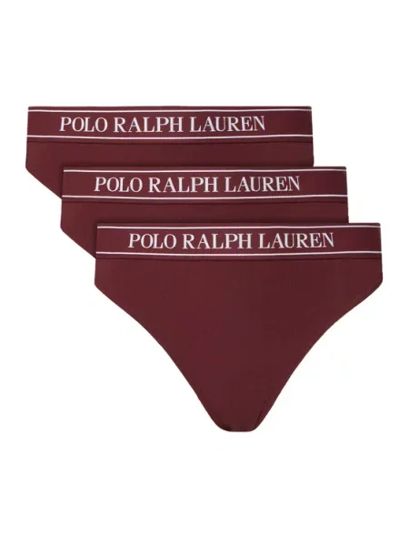Polo Ralph Lauren Klasične spodnje hlačke Bordo rdeča