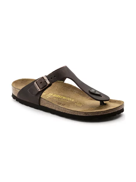 Klapki Birkenstock brązowe