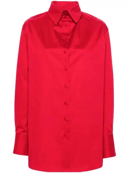 Mała sukienka mini Atu Body Couture z twillu garniturowa czerwona