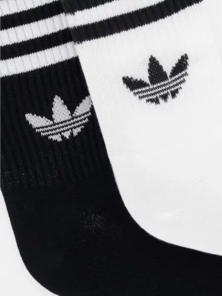 ADIDAS ORIGINALS Ponožky CREW 10 PAIRS / biela čierna