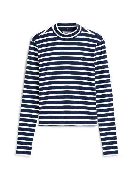 TOMMY HILFIGER Tricou bleumarin alb